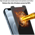 Miniatyrbilde 4 av 5: [2-pakning] Personvernskjermbeskytter for iPhone 12 Pro Max - Anti-herdet glassfilm - 9H hardhet