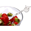 Miniatyrbillede 3 af 5: Rustfrie Appetizer-gafler i rustfrit stål, små dessertgafler, salatgafler, frugtgafler til hjem og fest, 10-pak