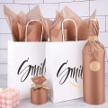 Miniatyrbilde 2 av 5: 120 ark tissuepapir i bulk, metallisk for bryllup, bursdagsfest, babyshower, kunst og håndverk, DIY, jul