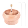 Miniatyrbilde 1 av 5: Diy Making Bead Spinner Holder Gem Workshop Wooden Crafting Project Stringing With Big Eye Needle G