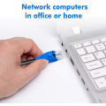 Miniatyrbild 3 av 5: 15m Cat6 Utomhus Vattentät Direktbegravd Ethernet-Nätverkskabel - Utp - Cca - 550 Mhz - Svart 15 Meter Med Kabelband
