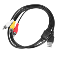 Pikkukuva 1 / 4: 3 RCA-liitäntään USB-kaapeli