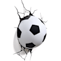 Miniatyrbilde 5 av 5: 3D-lys 3D-lampe Fotball