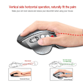 Miniatyrbillede 5 af 5: Trådløs mus, USB, vertikal, ergonomisk, 800/1600/2400/3600 DPI, 6 knapper, LED, forebyggelse af musesyndrom og epicondylitis, til højrehåndede (ma