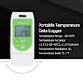 Miniatyrbild 2 av 5: Datalogger för temperatur, multifunktionell, USB, återanvändbar, 32 000 mätvärden