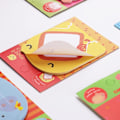 Miniatyrbild 5 av 5: Söta självhäftande lappar, tecknade självhäftande lappar Markörer Flaggor Djurform Självhäftande enkla post-it-lappar Memoblock Elever Hemmakontor Rumskamrater Gåvor Flik Supp
