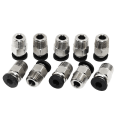 Miniatyrbilde 1 av 5: Pc4-m10 hann mannlig pneumatisk Pefe rør skyv for -v6 montering kontakt Bowden ekstruder 3d-skriver