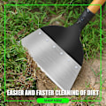 Miniatyrbilde 2 av 5: Hagespade Multifunksjonell Utendørs Hage Rengjøringsspade Stål Flat Spade Isspade Ugress Planting Gård Ugress Verktøy