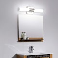 Miniatyrbild 4 av 4: Badrumsskåpsbelysning, 7degobii 16 tum 16W 6000K Krom LED Spegel L