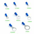 Miniatyrbillede 4 af 5: 25 stk. Røde 3,7 mm Isoleret Krympe Ring Elektrisk Stikkontakt Terminal Stik