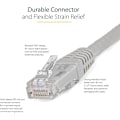 Miniatyrbilde 4 av 5: Cat6 Ethernet-kabel - 50 fot - Grå - Patchkabel - Formet Cat6-kabel - Lang nettverkskabel - Ethernet-ledning - Cat 6-kabel - 50 fot (c6