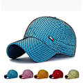 Miniatyrbillede 4 af 4: Fashion Jelly Color Mesh Baseball Cap - Justerbar Dad Hat til Kvinder og Mænd