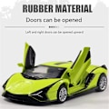 Pikkukuva 4 / 5: 1:36 Lamborghini Simulaatio Salaman Alumiininen Automalli Pojan Ovet Avautuvat Takaisin Vetovoima Lasten