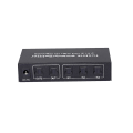 Miniatyrbilde 1 av 5: Nk-t32 3 inn 2 ut Toslink kabelbryter splitter Spdif/toslink optisk lyd 3x2 svitsj Spdif splitter med IR fjernkontroll