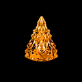 Miniatyrbillede 1 af 5: [3 Pak] Natlys Krystal Mini Juletræ Lys Flammeløs LED (Gult Lys)