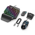 Miniatyrbillede 1 af 5: Gamepad Mobil Til Pubg Controller Gaming Tastatur Mus Konverter Bluetooth Til Ios Android Spil A