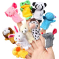Miniatyrbillede 1 af 3: Baby Fingerdukker, 10 stk. Børns Plysdyr