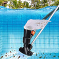 Miniatyrbild 1 av 5: Bärbar Pool Dammsugare För Överjordiska Pool, Spa, Fontän, Badtunna, Jacuzzi, Svart Undervatten Dammsugare Med Lövsu