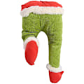 Miniatyrbillede 3 af 5: Juletyv Stål Jule Grinch Burlap Bevægelige Plushlår