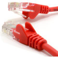 Miniatyrbilde 2 av 3: Rød nettverkskabel Ethernet RJ45 Cat5e-CCA UTP Patch 26AWG 0,5 m [0,5 meter]