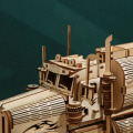 Miniatyrbillede 2 af 5: 3D Træpuslespil, Tankbil, Mekaniske Modelkits til Voksne at Bygge, Træmekanisk Konstruktionsæt, Gave til Fødselsdag