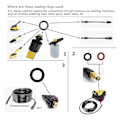 Miniatyrbillede 5 af 5: O-ring Kompatibel Karcher Lance Slange Dysesæl O-ring Kompatibel K2 K3 K4 K5 K6 B