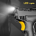 Miniatyrbild 3 av 5: 120W Bil Elektrisk Luftpump Bil Däck Uppblåsbar Pump Bärbar Laddningsbar Luftkompressor Digital Auto Däck Luftpump Utrustning Hs