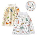Miniatyrbillede 2 af 5: 2 stk. Børneble-nederdele Shorts Vaskbare Baby Pottetræning Nederdele Børn Til Baby Dreng Pige Nattetid Søvn