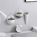 Miniatyrbild 3 av 5: Hängande krukor i plast, hydroponisk vas, väggmonterade krukor, gröna dillkrukor, korgkruka, heminredning