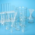 Miniatyrbilde 5 av 5: 10ml Lavt Glassbeger, 3.3 Borosilikatglass Gradert Trykt Skala Målebeger Med Tute For Kjøkken Lab Væske Trans