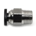 Miniatyrbilde 5 av 5: Pc4-m10 hann mannlig pneumatisk Pefe rør skyv for -v6 montering kontakt Bowden ekstruder 3d-skriver