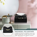 Miniatyrbillede 5 af 5: 2 stk. Servietter Center Garden Home Tissue Life Simple Desks Organizer Dispenser Pu Pouch Dressers Container Car Rectangular Bedroom Bag Vanity Decoration