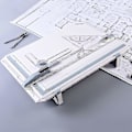 Miniatyrbild 2 av 4: Ritbord A3 ritbord med parallellrörelse vinkelmätningssystem