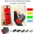Miniatyrbillede 3 af 5: 5-slot rejse solbriller arrangør samler - flere læder solbriller etui foldbar
