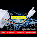 Miniatyrbillede 3 af 5: Elektronisk Transformer DC 36V 48V 60V 72V til 12V 10A Konverter