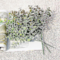 Miniatyrbillede 1 af 5: Ghyt 3 stk. Kunstige Plastplanter Blade Grøn Eucalyptus Gren Til Have Vase Hjem
