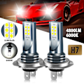 Miniatyrbilde 2 av 4: 4x H7 LED-frontlyktpærersett, fjernlys og nærlys, 220 W, 60 000 lm, superlys, 6000 K hvitt
