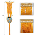 Miniatyrbillede 3 af 3: Macrame planteophæng vægophæng 2 stk. sæt