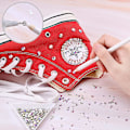 Miniatyrbillede 4 af 5: Krystal Rhinestones Flade Bagside Glassten