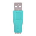 Pikkukuva 3 / 4: USB-PS/2 -sovitin (Passiivinen) Turkoosi