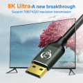 Miniatyrbild 3 av 5: Displayport 1.4 8k 4k Hdr 144hz 165hz Display Port-adapter för video PC bärbar dator TV Dp 1.4 Display P
