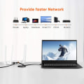 Miniatyrbilde 5 av 5: Flat Cat8 Ethernet-kabel, Lang, 40g Høyhastighets Slank Nettverks Lan-kabel Gigabit Internett Router Kabel Rj45 Wire For Datamaskin Lapt