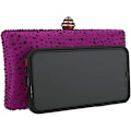 Miniatyrbillede 3 af 5: Kvinde Aften Taske Funklende Rhinestone Bryllup Aften Fest Clutch Håndtaske Pung Kæde Skulder Crossbody Taske