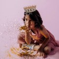 Pikkukuva 2 / 5: Prinsessan kruunut ja tiarat pienille tytöille - Kristalliprinsessan kruunu, syntymäpäivä, prom, naamiaiskosketus, kuningattaren strassitriarat
