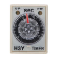 Miniatyrbillede 3 af 5: 10s Forsinkelsestimer Tidsrelæ H3y-2 AC 220v 8 Pin Justeringsknap Kontrol Timerrelæ Til Husholdningsel