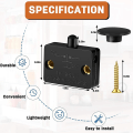 Miniatyrbilde 4 av 5: 8 stk skaplampebryter automatisk dørbryter kontaktbryter for bruk på 12v 24v 110v(bl