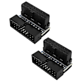 Miniatyrbillede 1 af 5: 2 stk. Usb 3.0 20 Pin Til Fe L Turn 90 De Right Adapter Board Til Mboard ( An