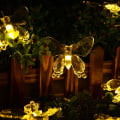 Miniatyrbild 1 av 5: Solcellsstränglampor, Vattentäta 16ft 20LED Fjärilsjulstrådljus Dekorativ Belysning för Hem Fest Bröllop Uteplats Trädgård Veranda Balkong (Varm