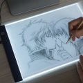 Miniatyrbilde 5 av 5: A4 LED Tegnebrett - Lysbord / Lysplate - Bærbar Hvit