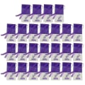 Miniatyrbilde 1 av 4: 25 stk gjennomsiktige pakkeposer Lavendelposepose Bulk Lavendel duftposer Tomme lavendelposer Duft